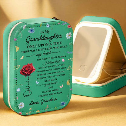 To My Granddaughter, Once Upon A Time, Flowers And Heart