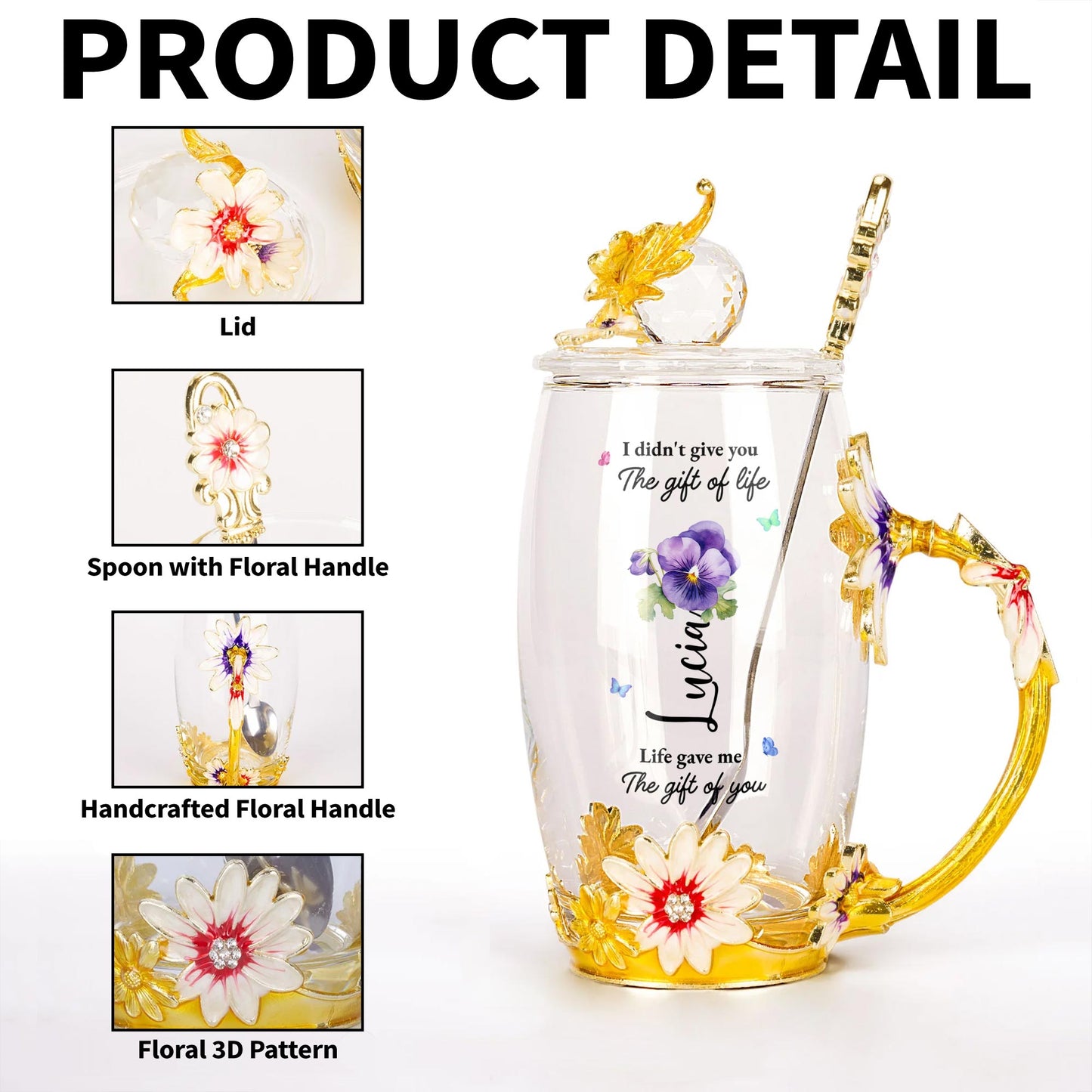 I Didn't Give You The Gift Of Life, Flowers And Butterfly