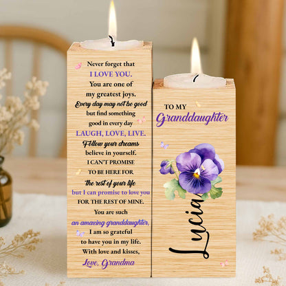 Never Forget That I Love You With Flowers And Note Design