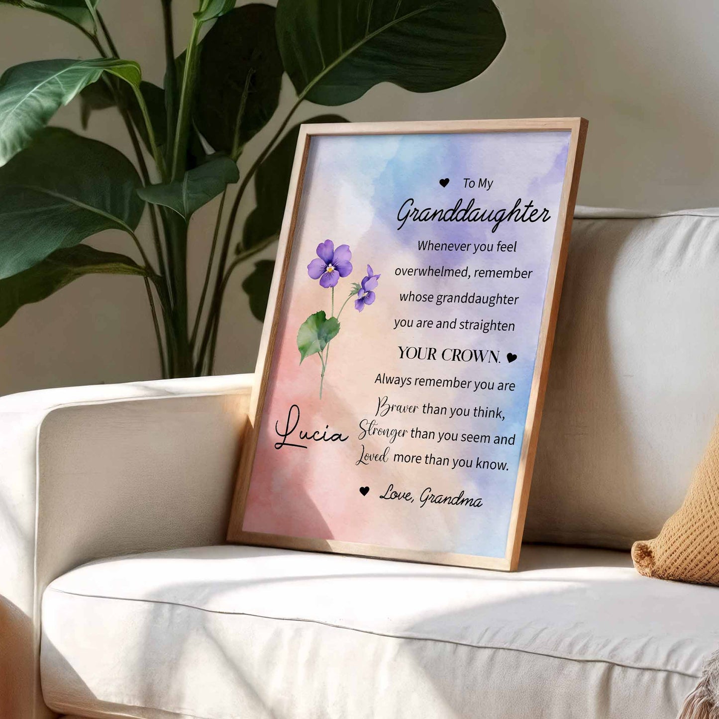 To My Granddaughter, Always Remember You Are Braver