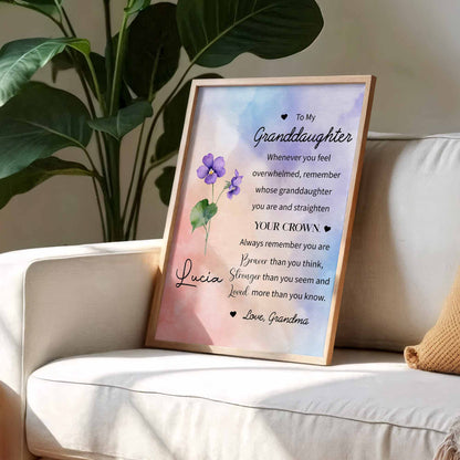 To My Granddaughter, Always Remember You Are Braver