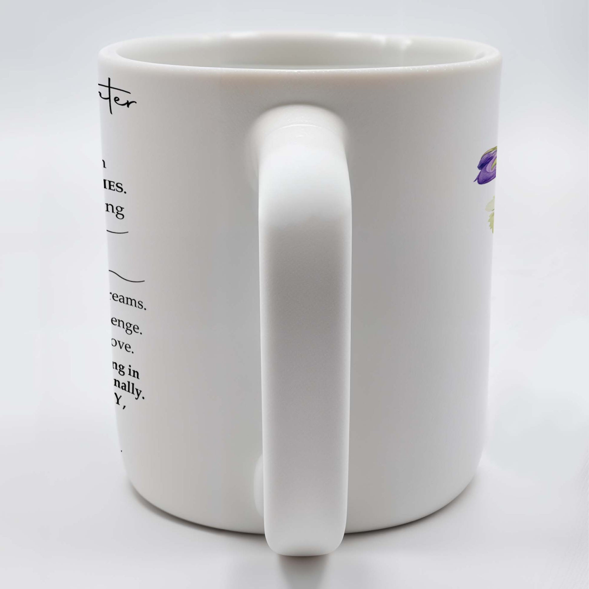 To My Granddaughter, Learn and Love, Pansy Flowers