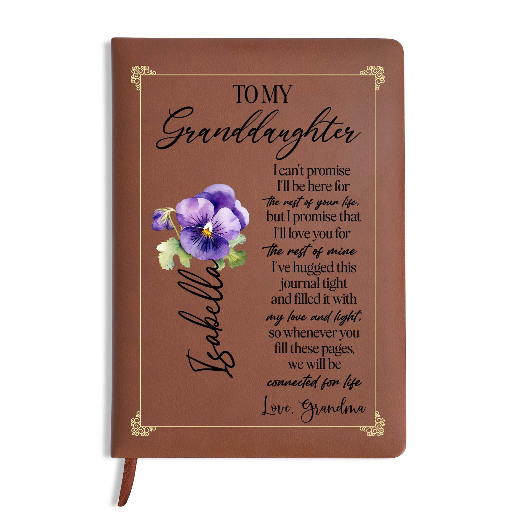 Promise Of Lifetime Love For Granddaughter