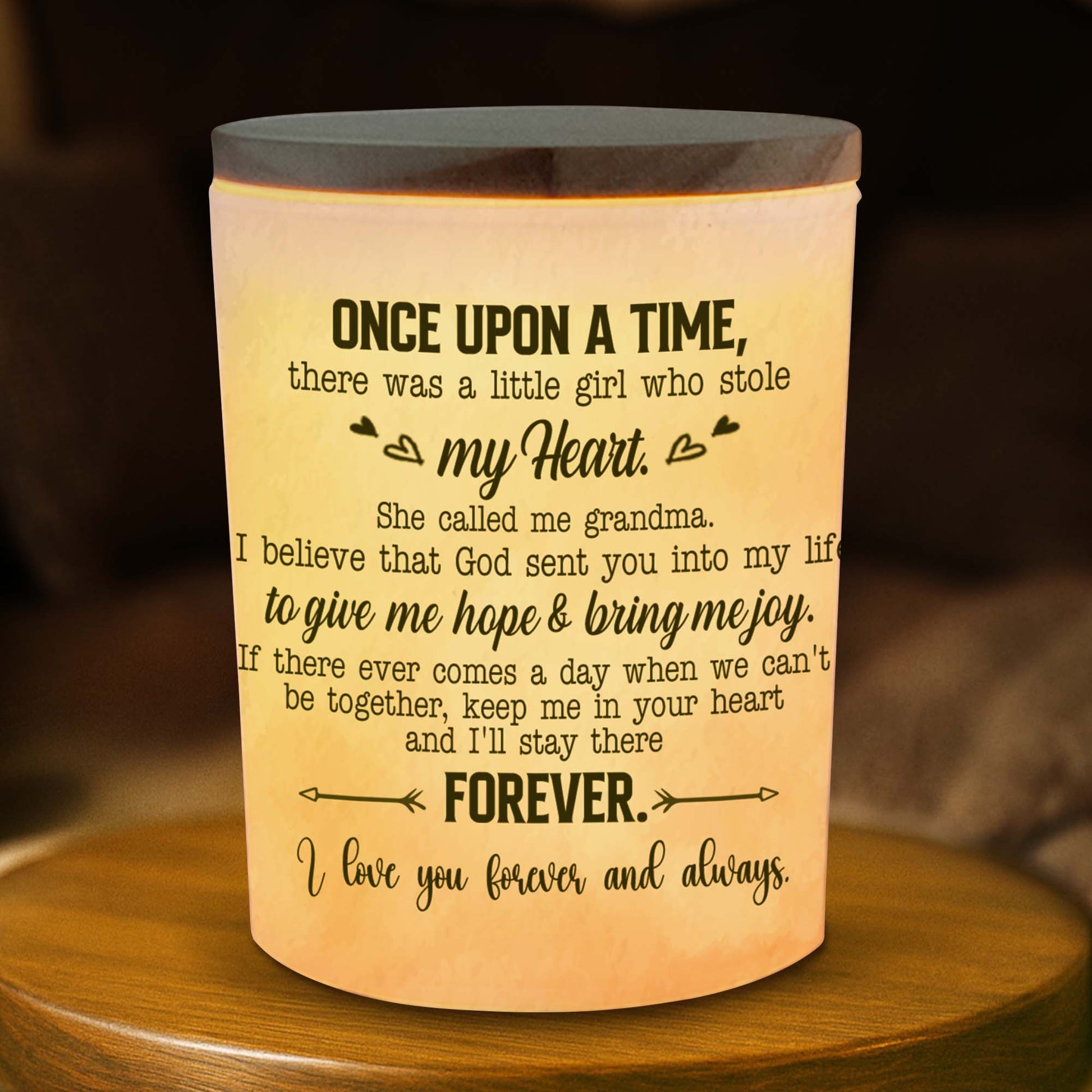 Elegant Pansy Floral Personalized Glass Jar