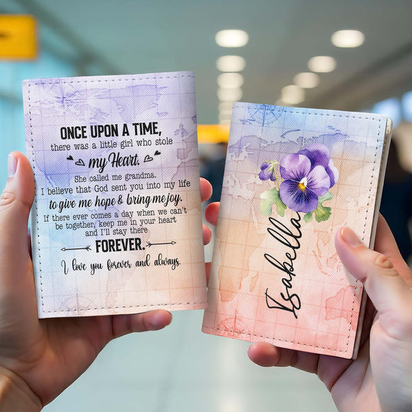 Explore The World In Style, World Map And Pansy Flower