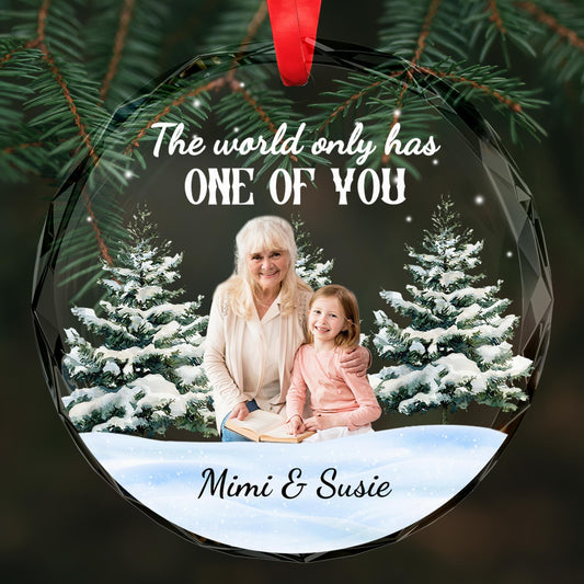 The World Only Has One Of You, Snow And Christmas Tree Design