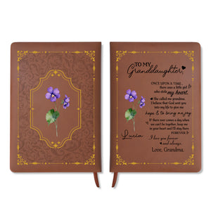 Forever In My Heart Granddaughter Love Message With Floral Design