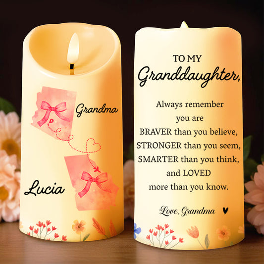 Granddaughter Bravery And Strength Inspirational Quote