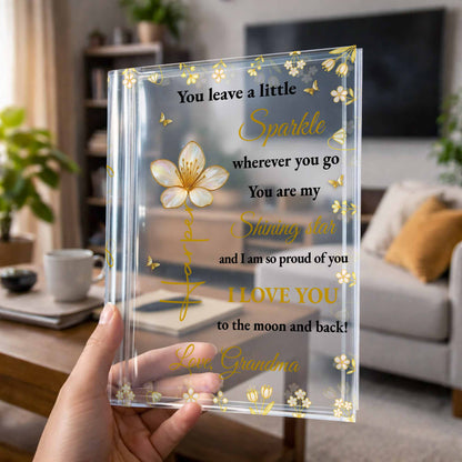 You Leave A Little Sparkle Wherever You Go, Flowers and Stars