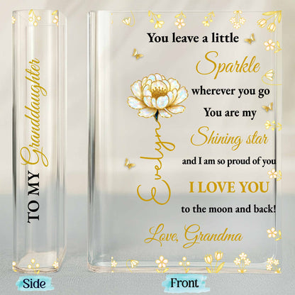 You Leave A Little Sparkle Wherever You Go, Flowers and Stars