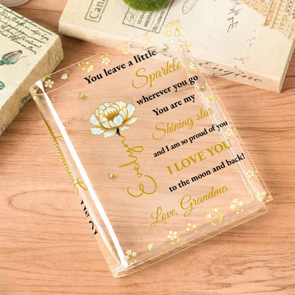 You Leave A Little Sparkle Wherever You Go, Flowers and Stars