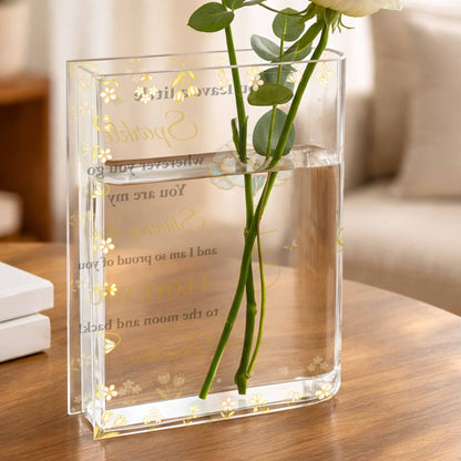 You Leave A Little Sparkle Wherever You Go, Flowers and Stars