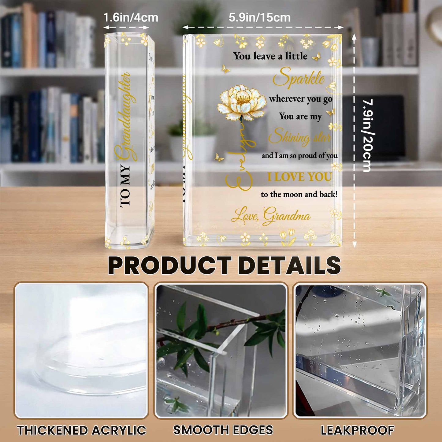 You Leave A Little Sparkle Wherever You Go, Flowers and Stars