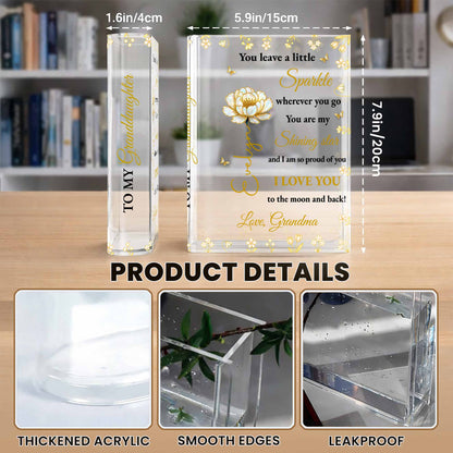 You Leave A Little Sparkle Wherever You Go, Flowers and Stars