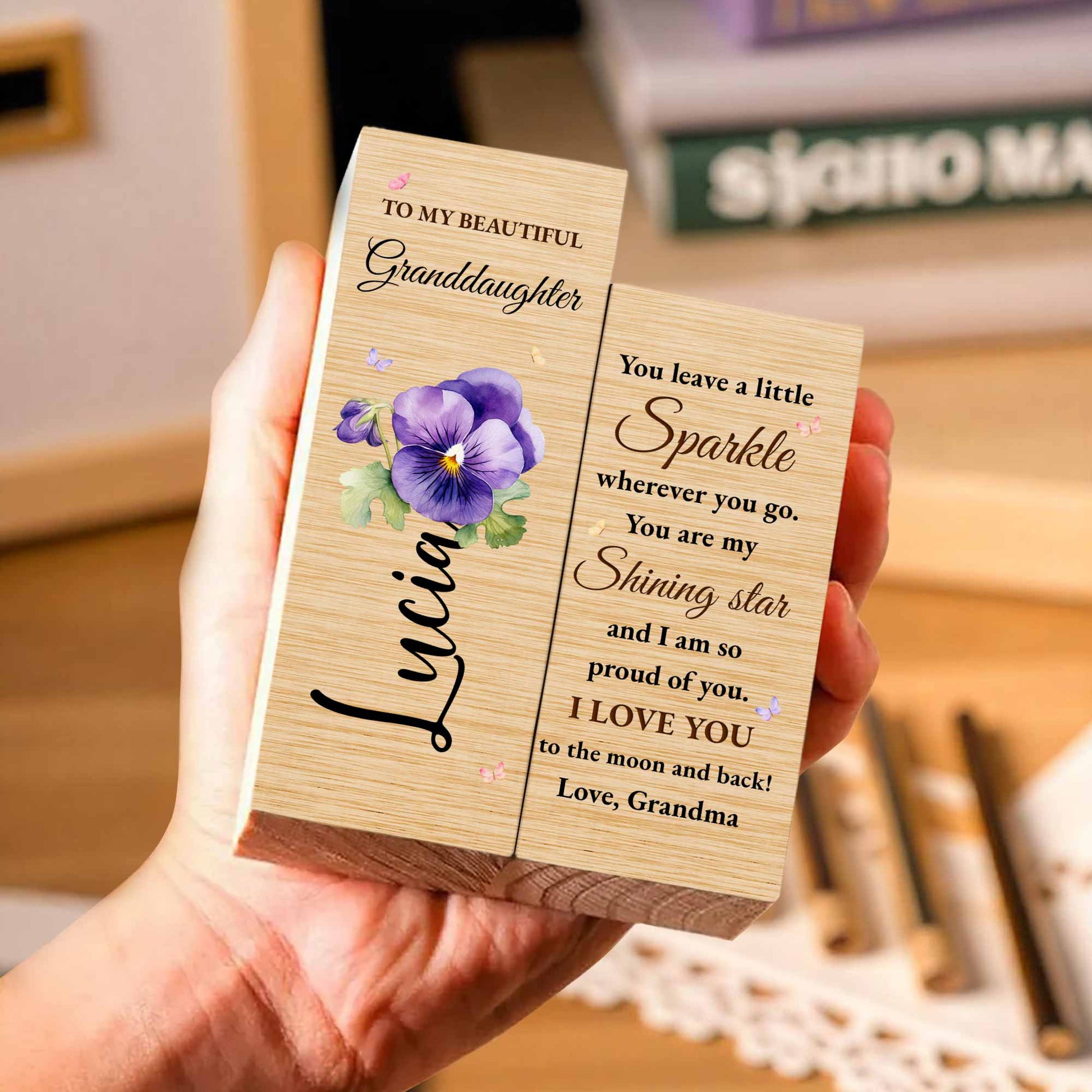 You Leave A Little Sparkle Wherever You Go, Flowers And Stars