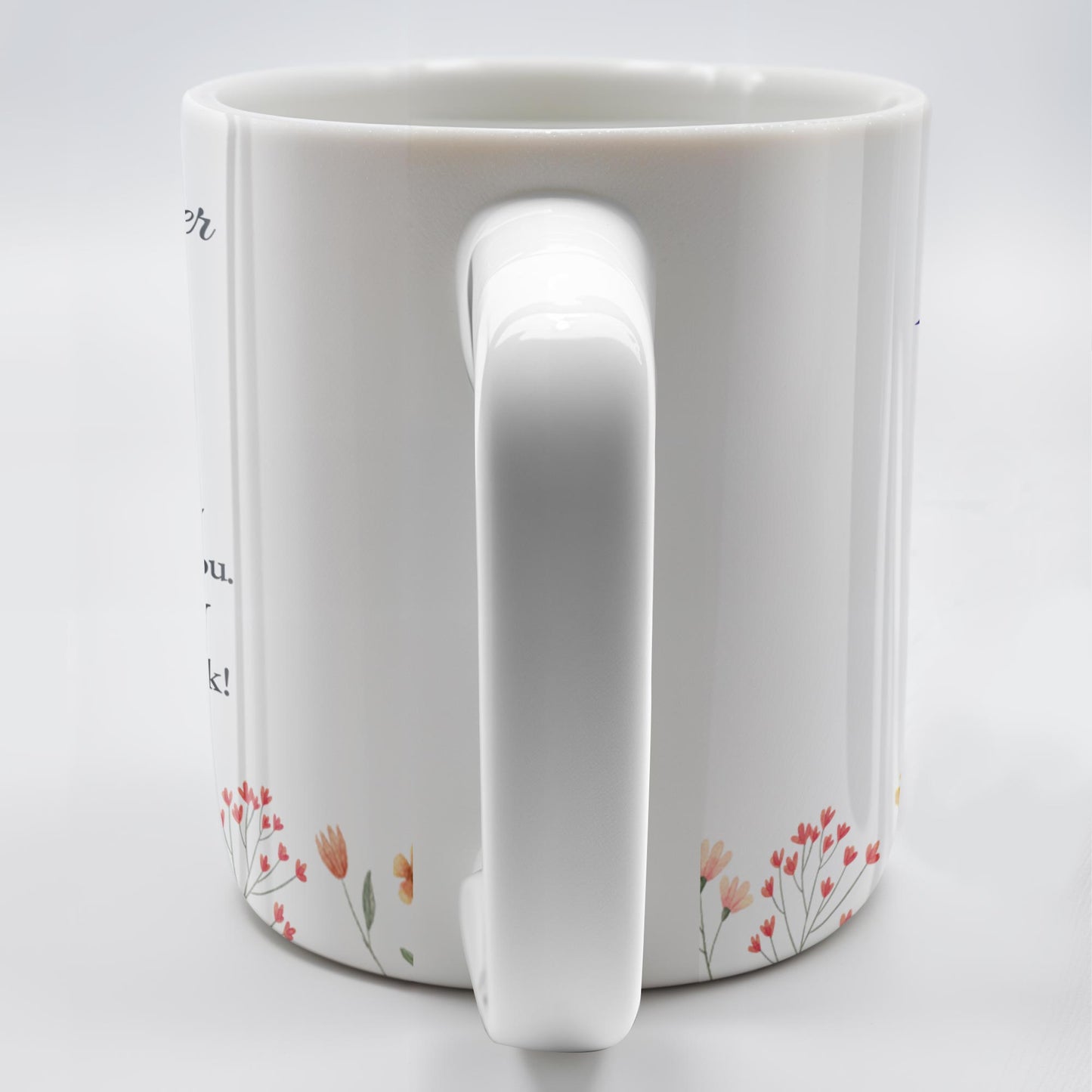Petite-fille, tu es mon étoile brillante ; message d'amour avec fleurs de pensées - Tasse à café personnalisée - GDT187_MG