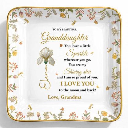To My Beautiful Granddaughter Shining Star Love Message Flowers