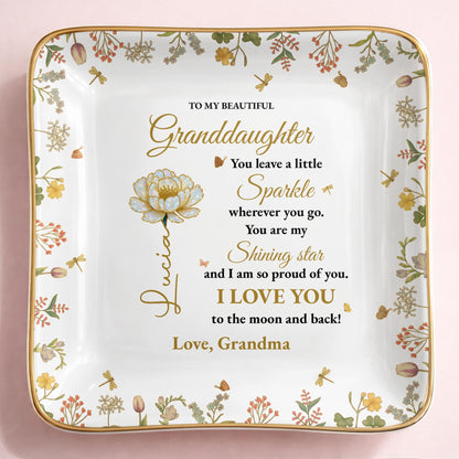 To My Beautiful Granddaughter Shining Star Love Message Flowers