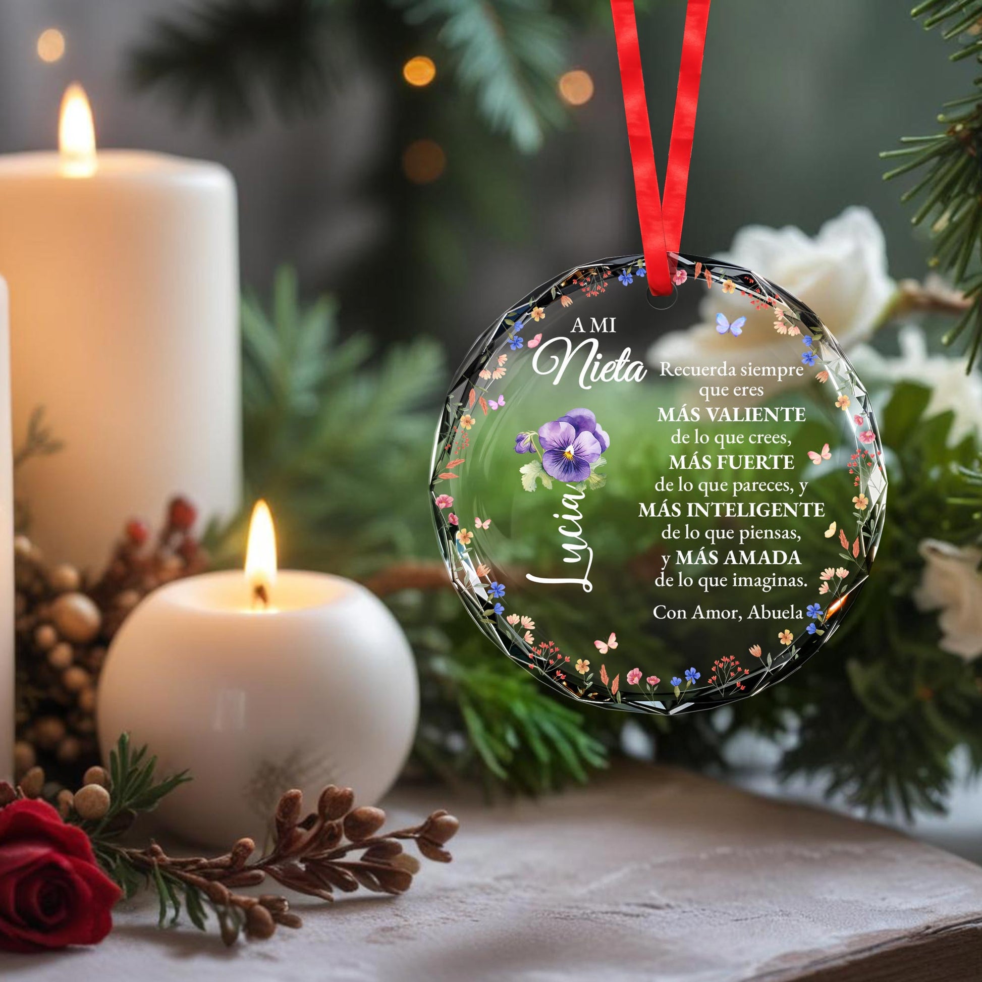 Braver, Stronger, Smarter, More Loved Inspirational Quote With Violet Flowers