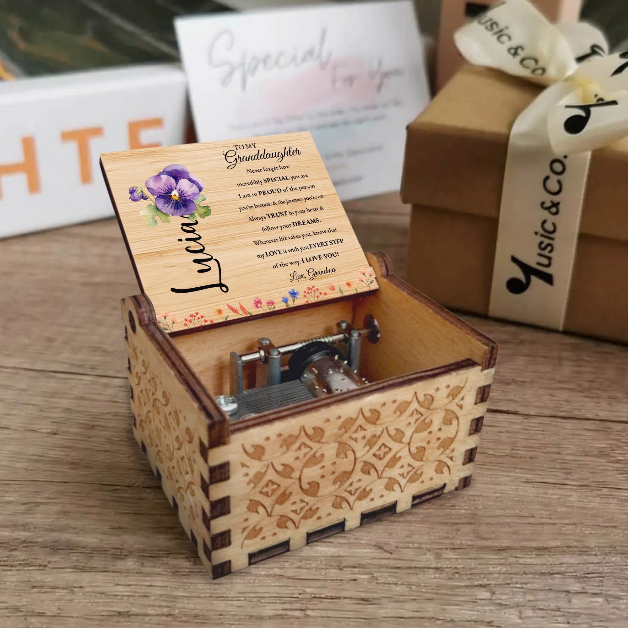 Special Message - Music Box, Personalized Custom Melody