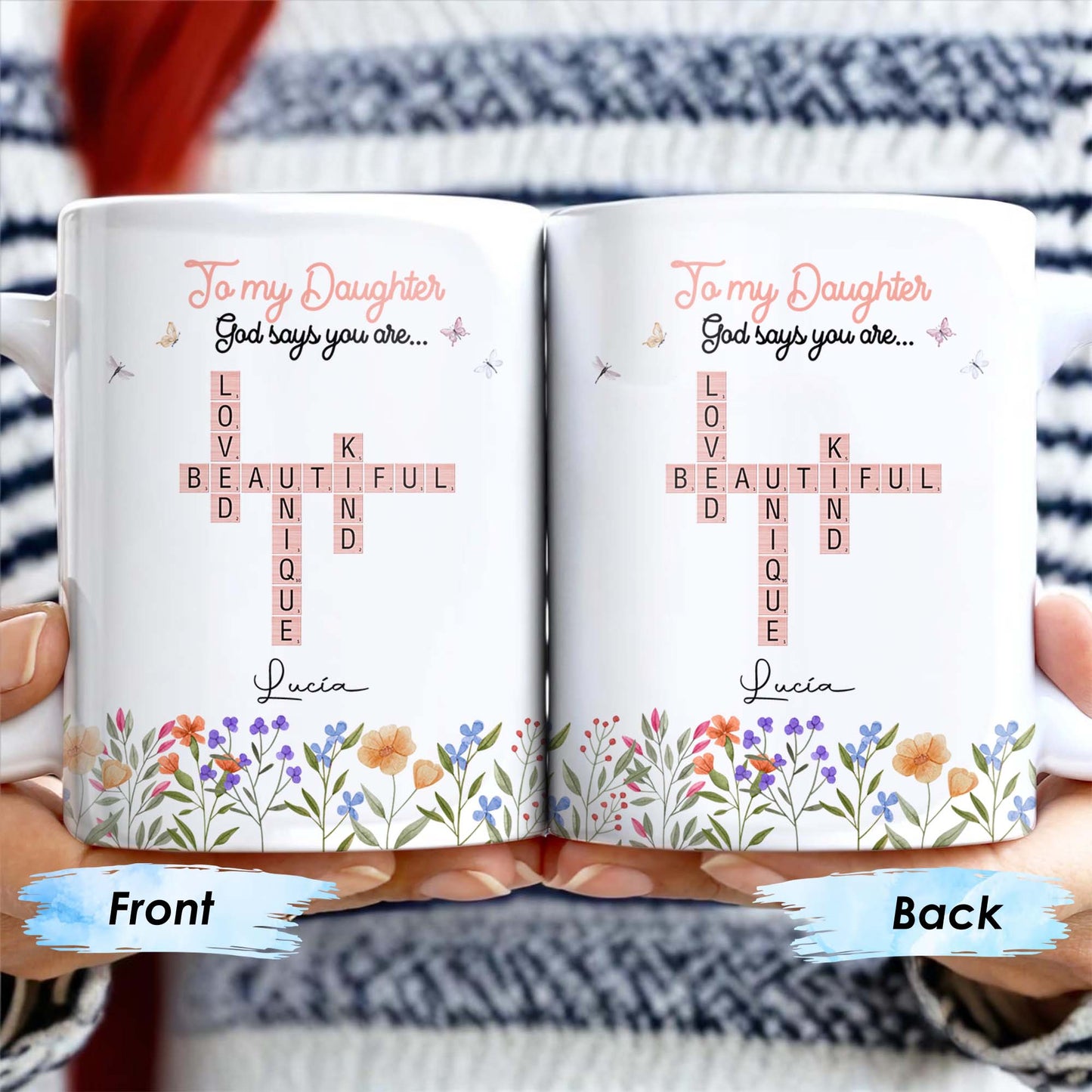 To My Daughter You Are Loved Beautiful Unique Kind