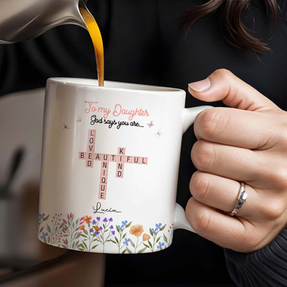 To My Daughter You Are Loved Beautiful Unique Kind