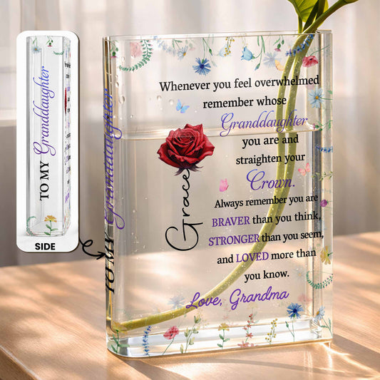 Straighten Your Crown, Granddaughter Motivational Quote