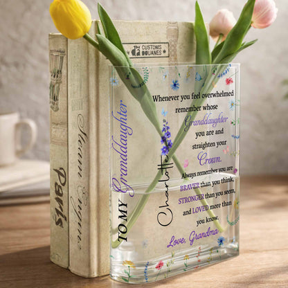 Straighten Your Crown, Granddaughter Motivational Quote