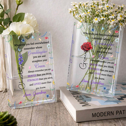 Straighten Your Crown, Granddaughter Motivational Quote