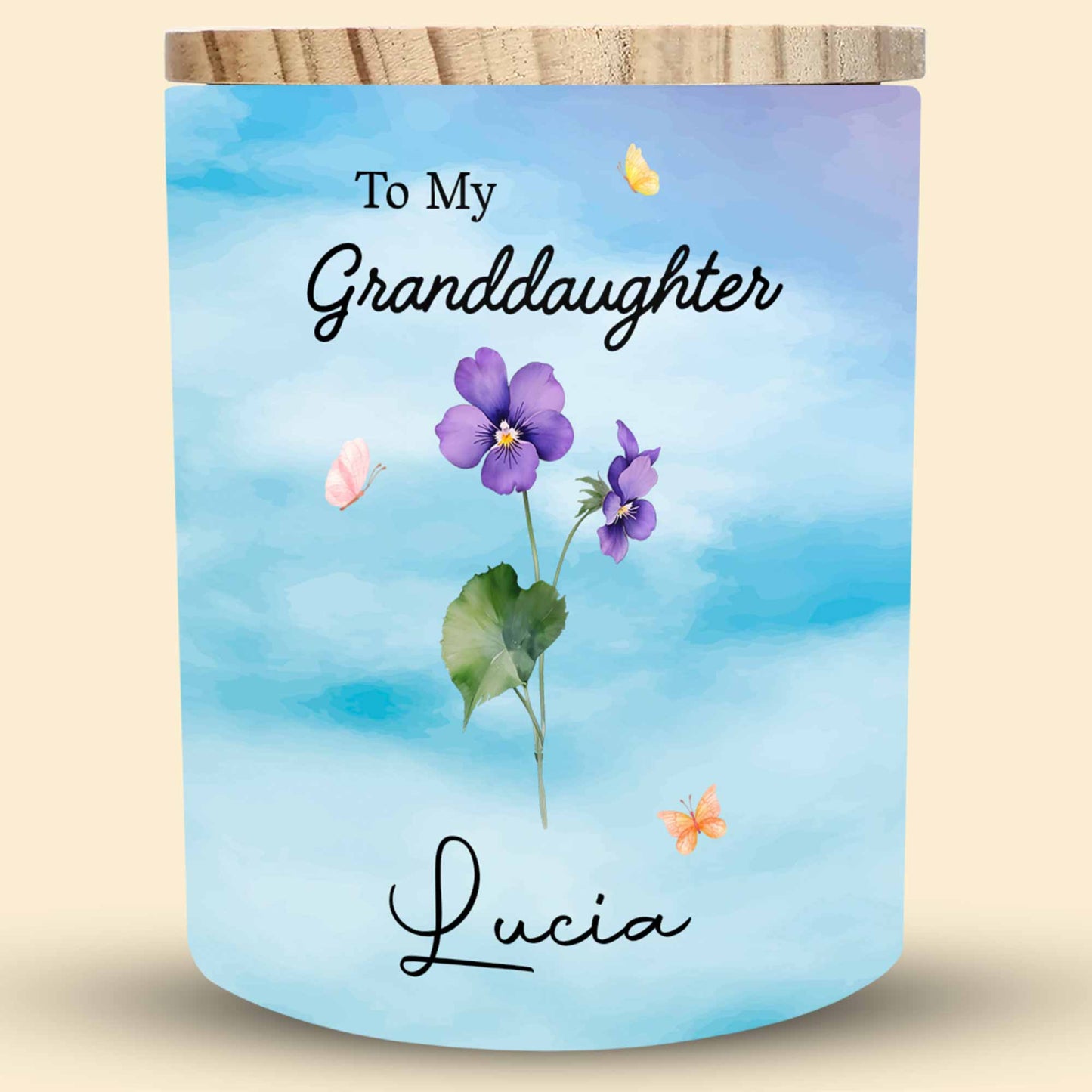 To My Granddaughter, Straighten Your Crown, Flowers, and Butterflies