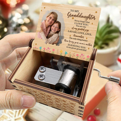 To My Granddaughter, Cherish Love And Joy, Flowers And Stars