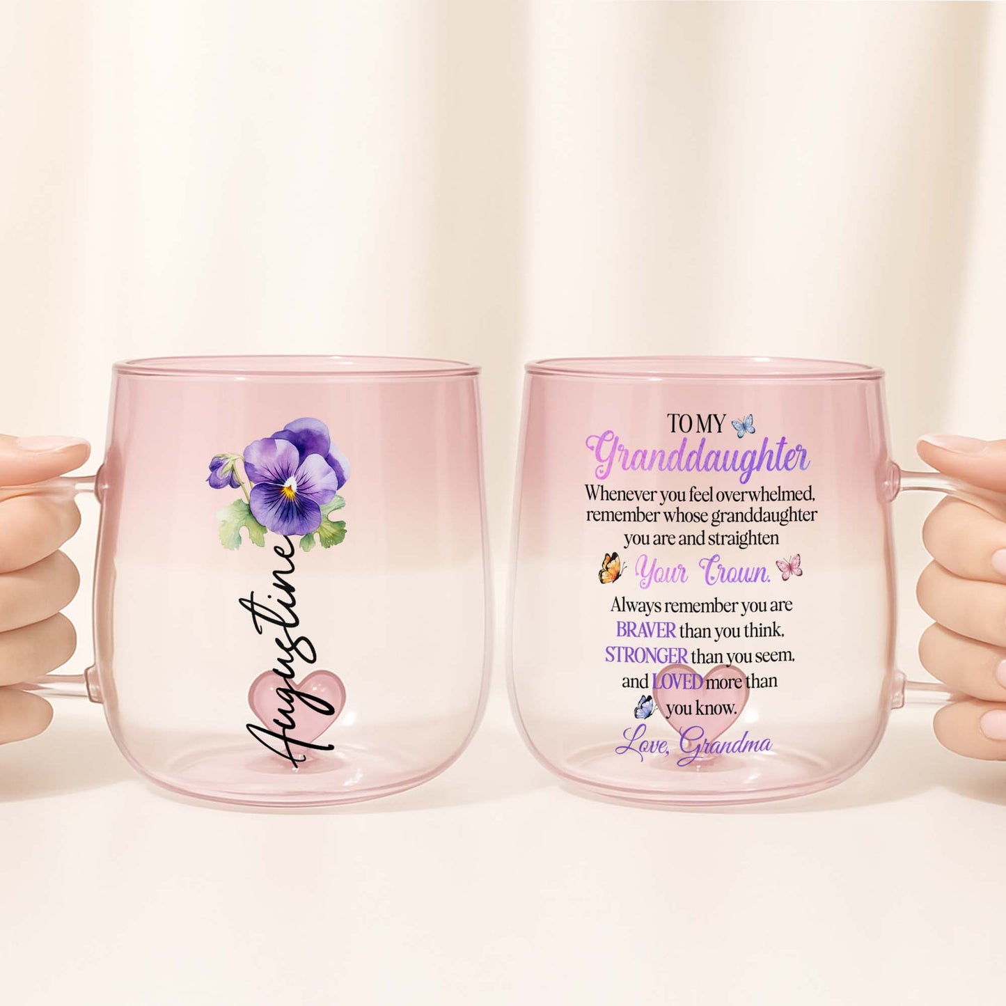 Straighten Your Crown Granddaughter Mug
