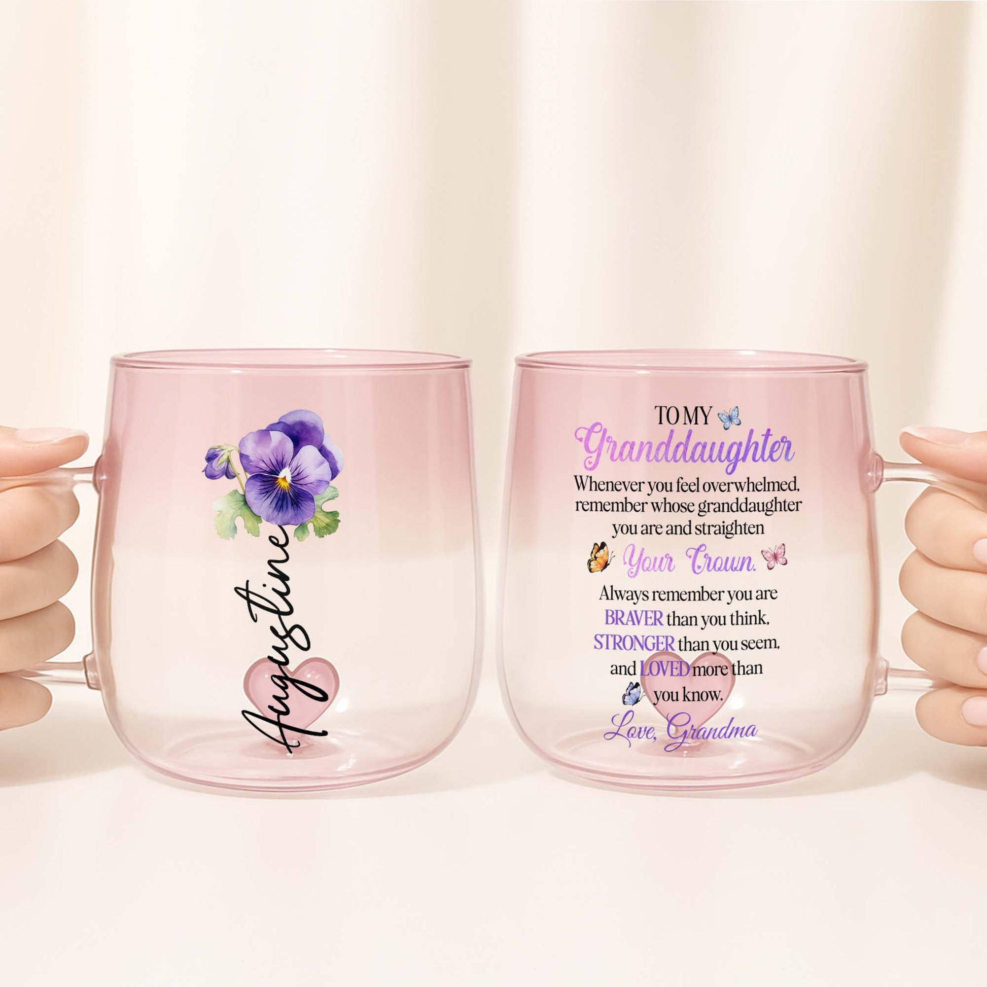 Straighten Your Crown Granddaughter Mug