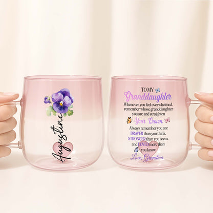 Straighten Your Crown Granddaughter Mug