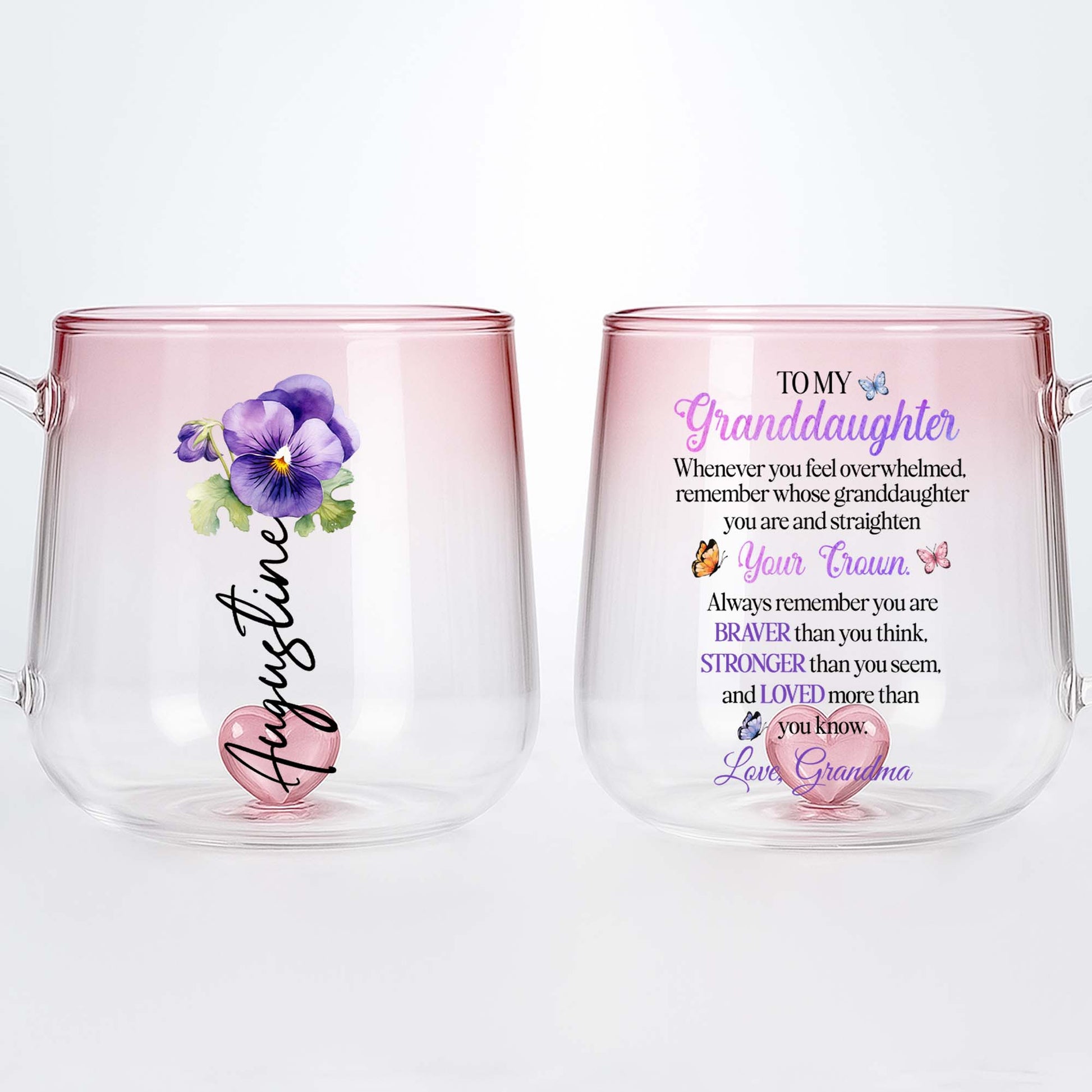 Straighten Your Crown Granddaughter Mug