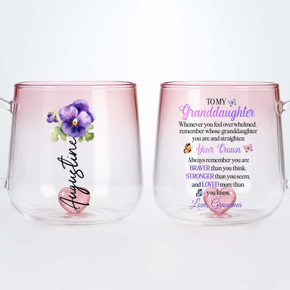 Straighten Your Crown Granddaughter Mug