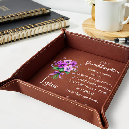 To My Granddaughter, Always Remember You Are Braver, Flowers