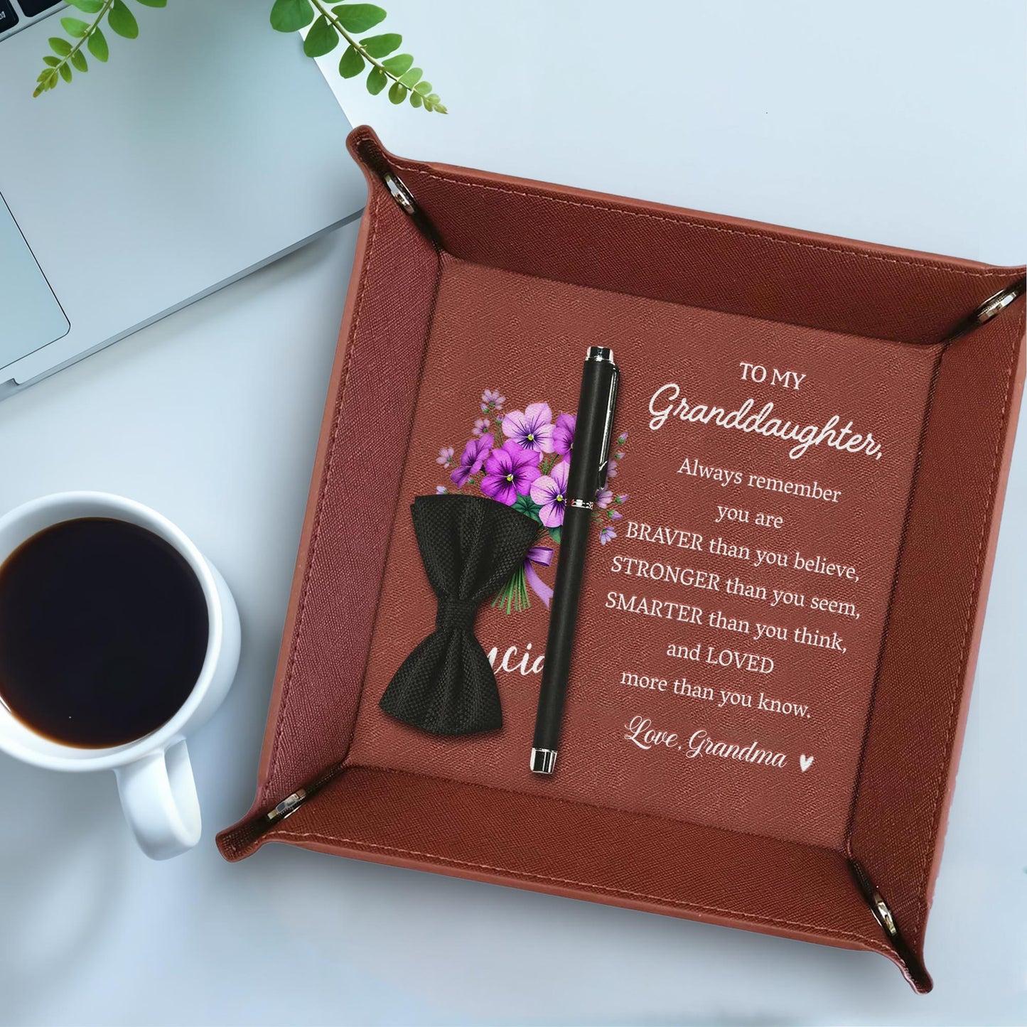 To My Granddaughter, Always Remember You Are Braver, Flowers