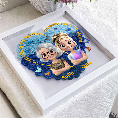 The Only Thing Better Than Being Your Grandma, Roses and Butterflies Design