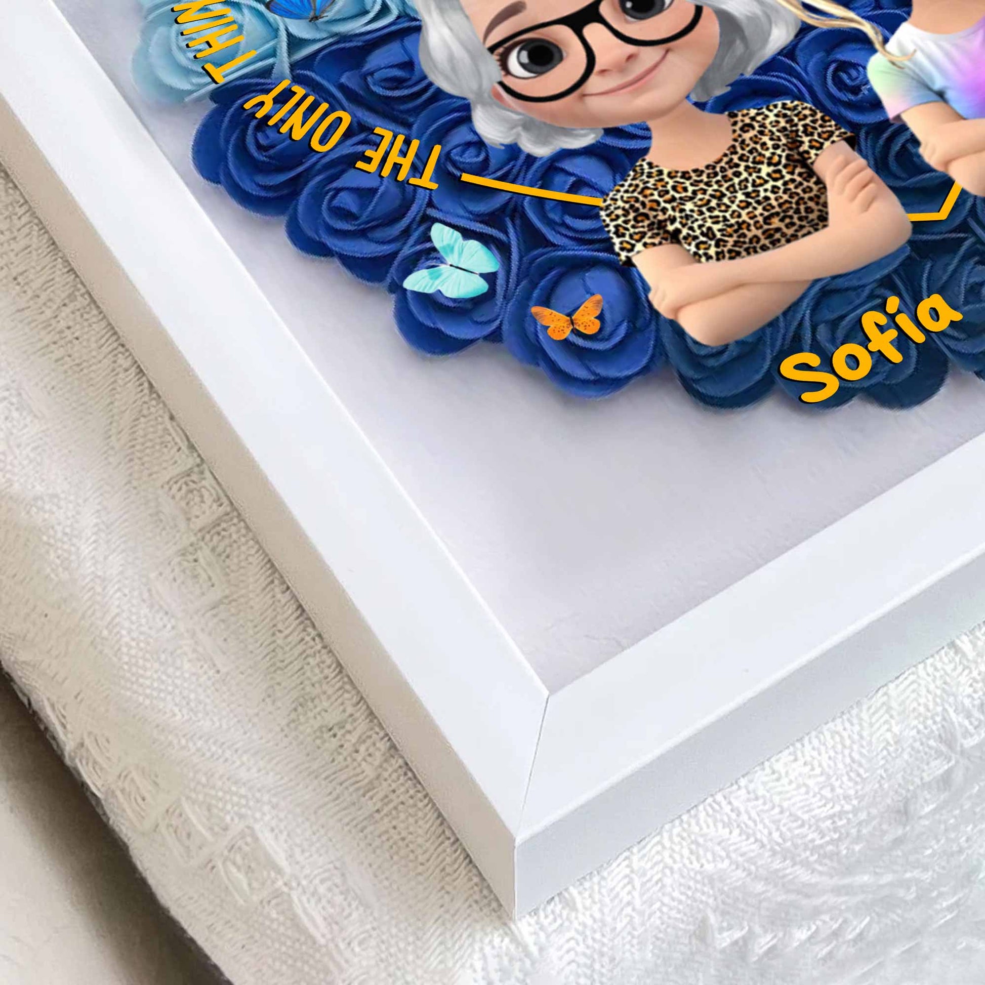 The Only Thing Better Than Being Your Grandma, Roses and Butterflies Design