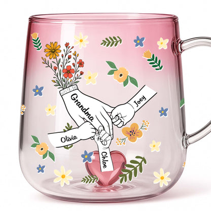 Celebrate Cherished Family Bonds With Vibrant Flowers And Heart