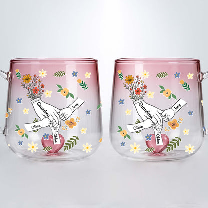 Celebrate Cherished Family Bonds With Vibrant Flowers And Heart