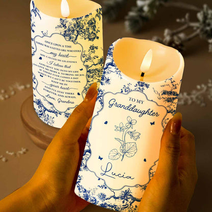 To My Granddaughter, Once Upon A Time, Floral Theme