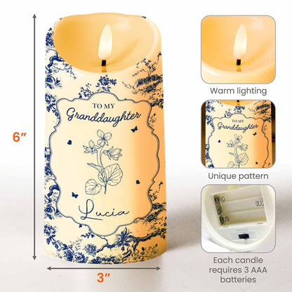 To My Granddaughter, Once Upon A Time, Floral Theme