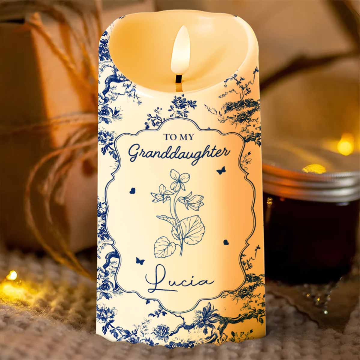 To My Granddaughter, Once Upon A Time, Floral Theme