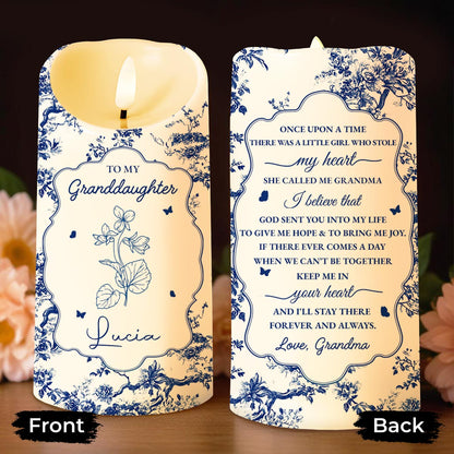 To My Granddaughter, Once Upon A Time, Floral Theme