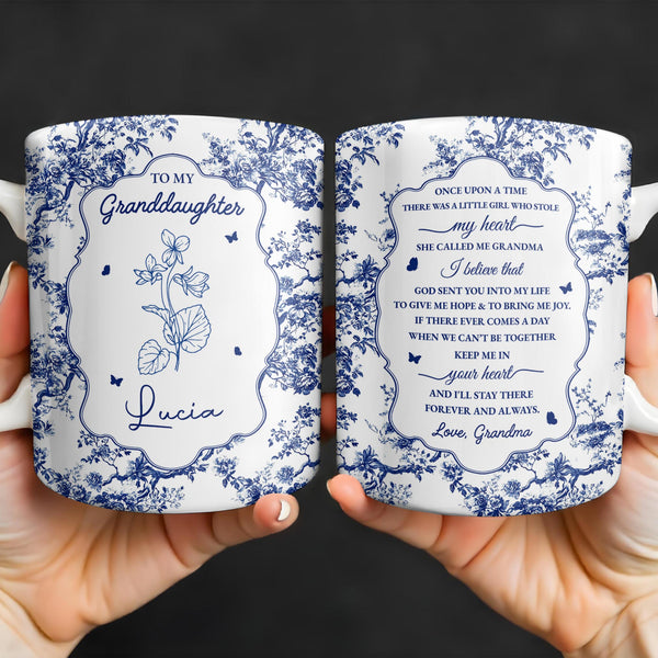 To My Granddaughter, Once Upon A Time There Was A Little Girl Who Stole My Heart, Floral Patterns