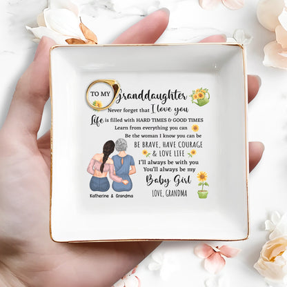 To My Granddaughters, Embrace & Sunflowers