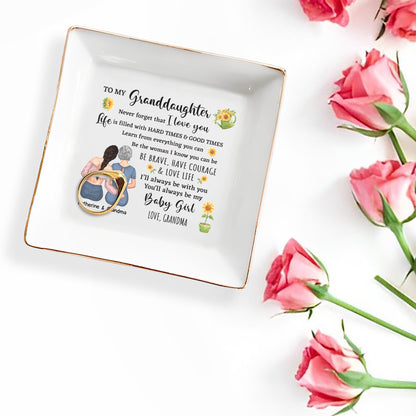 To My Granddaughters, Embrace & Sunflowers