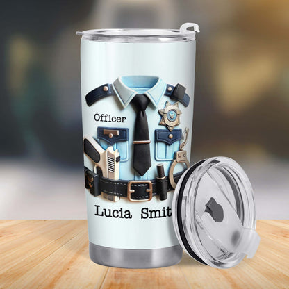 To My Amazing Granddaughter, Believe In Yourself, Police Officer Uniform